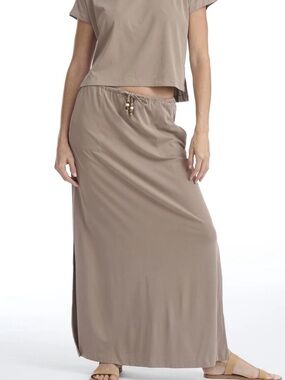Splendid Sasha sandwash maxi skirt with Drawstring